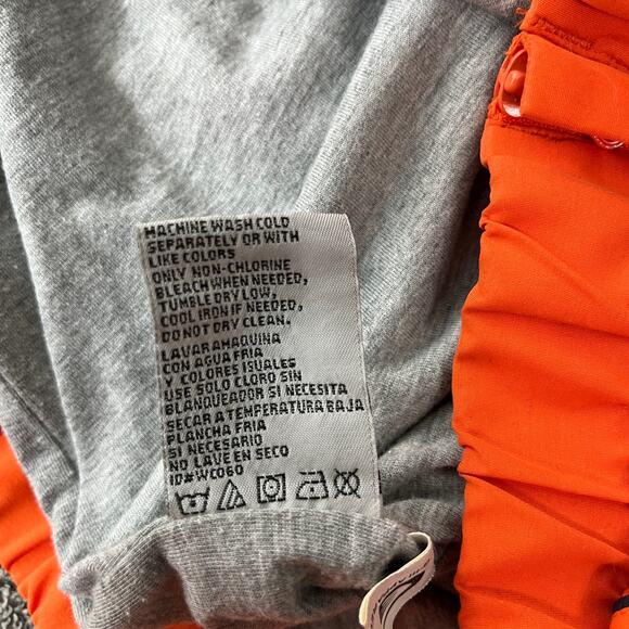 Auburn Tigers Jacket Men Large Orange Blue Pullover Side Zip Fleece Lined Sports - Picture 10 of 12